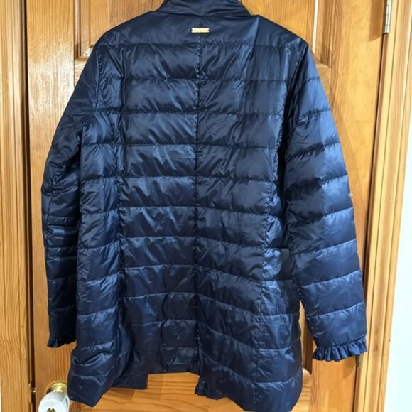 Lilly Pulitzer beautiful size 12 navy blue puffer jacket - Picture 8 of 14